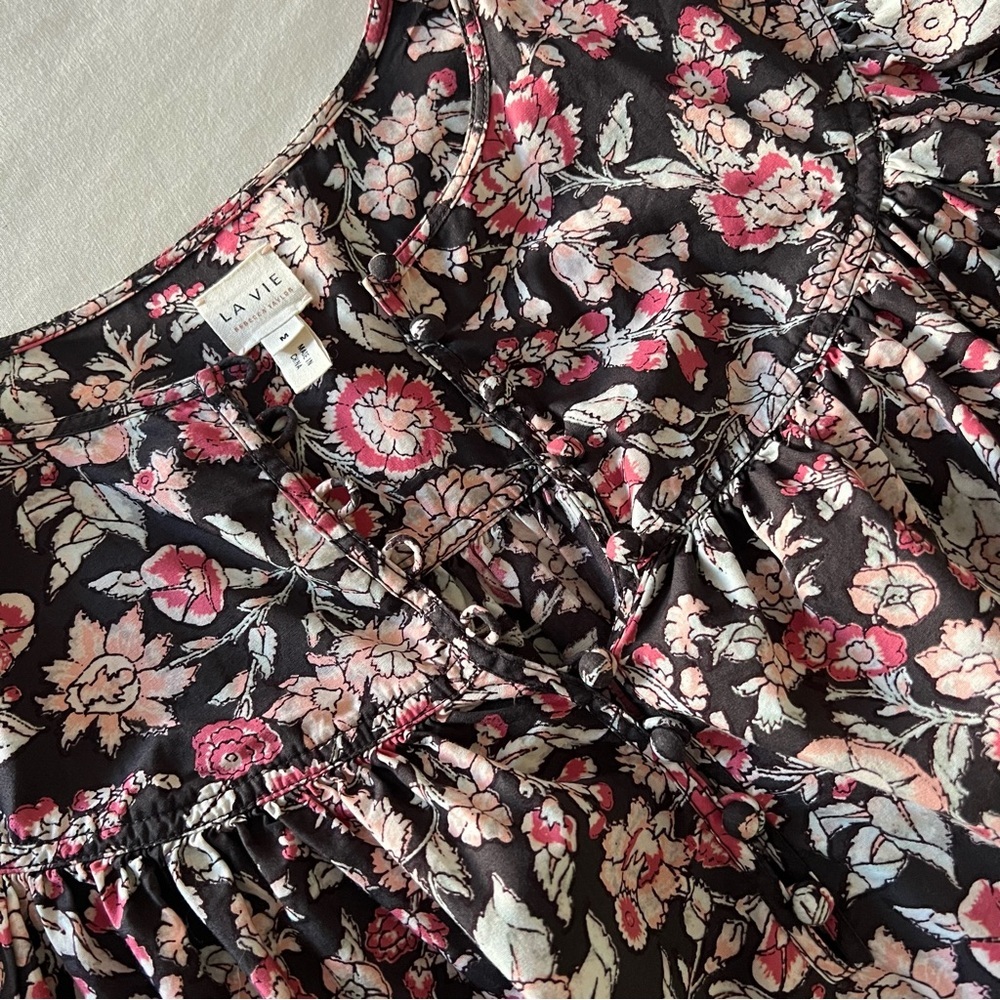 Rebecca Taylor La Vie Falaise Top in Floral Print - Picture 8 of 13